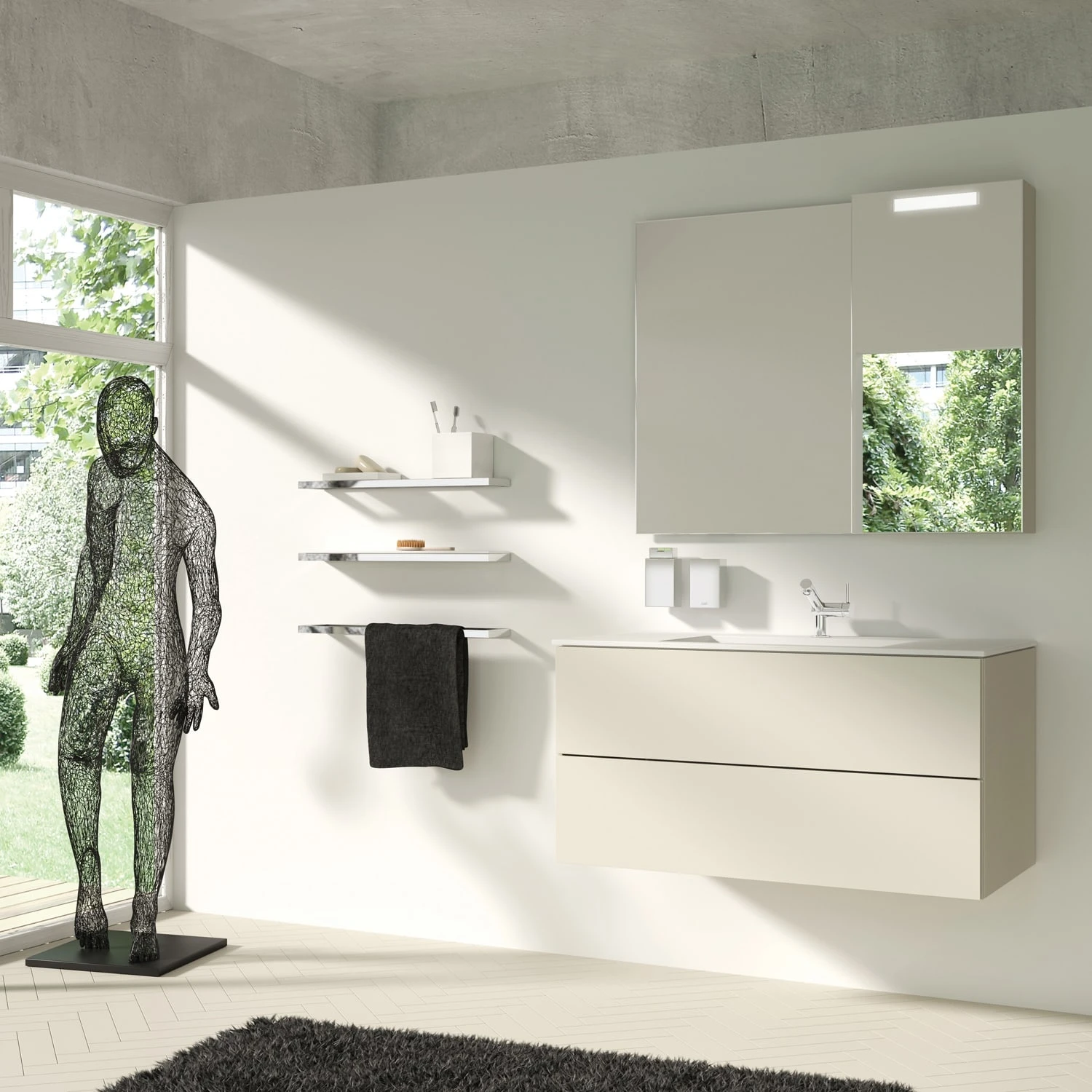 COSMIC Bath Life ZahnbĂŒrstenhalter Wandmodell â Bild 3