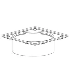 Dallmer Aufsatzrahmen V, S 15/150