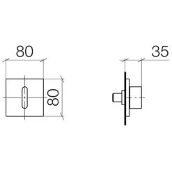 Dornbracht CL.1 Unterputz Zweiwege-Umstellung