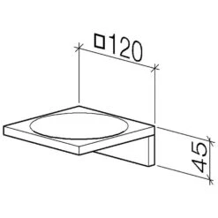Dornbracht MEM Seifenhalter Standmodell Komplett