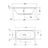 Duravit D-Neo Rechteck-Badewanne 180 X 80 Cm, Einbauversion, Ab- Und Überlauf Mittig