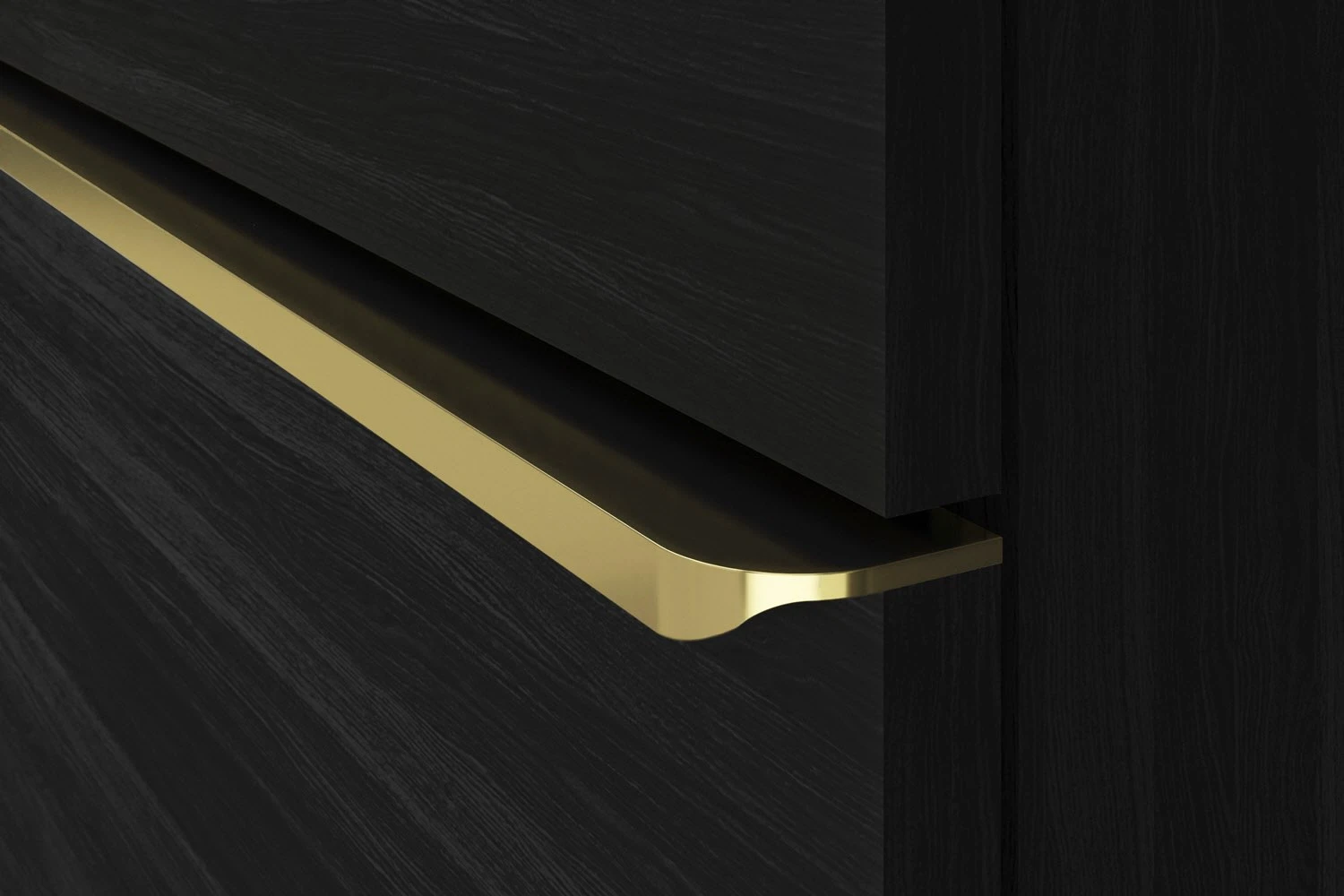 Duravit D-Neo Konsolenwaschtischunterbau 120 X 45,9 Cm, 1 Auszug, Griff Gold Poliert