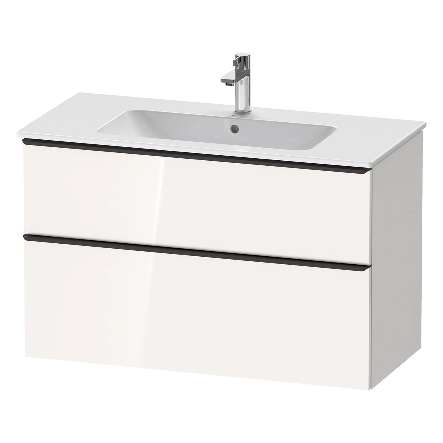 Duravit ME By Stark Waschtisch Mit D-Neo Waschtischunterschrank 101 Cm Mit 2 Auszügen