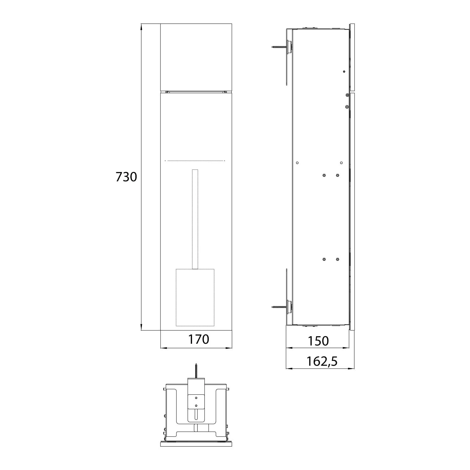 Emco Asis Module Pure WC-Modul - Unterputzmodell, Anschlag Links â Bild 4