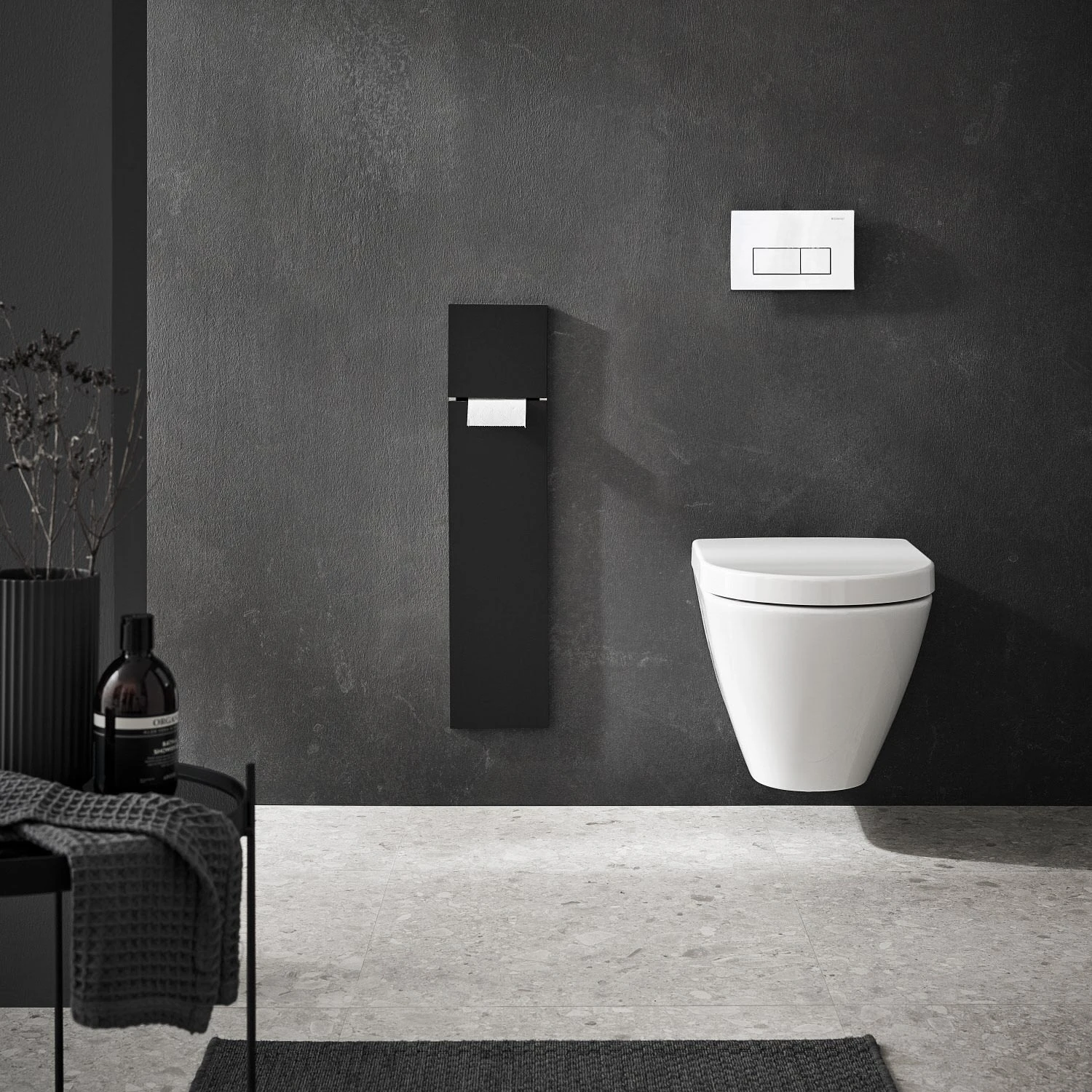 Emco Asis Module Pure WC-Modul - Unterputzmodell, Anschlag Links