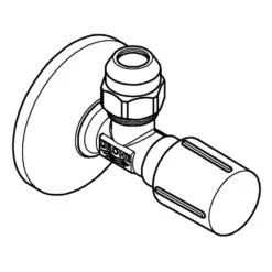GROHE Eckventil 1/2" X 3/8"