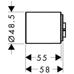 Hansgrohe Verlängerungsset 25 Mm Für Thermostatmodul