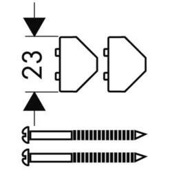 Hansgrohe Eckmontageset