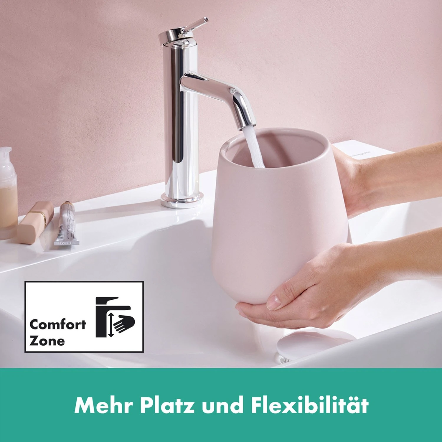 Hansgrohe Tecturis S Einhebel-Waschtischarmatur 110 Ohne Ablaufgarnitur – Bild 5