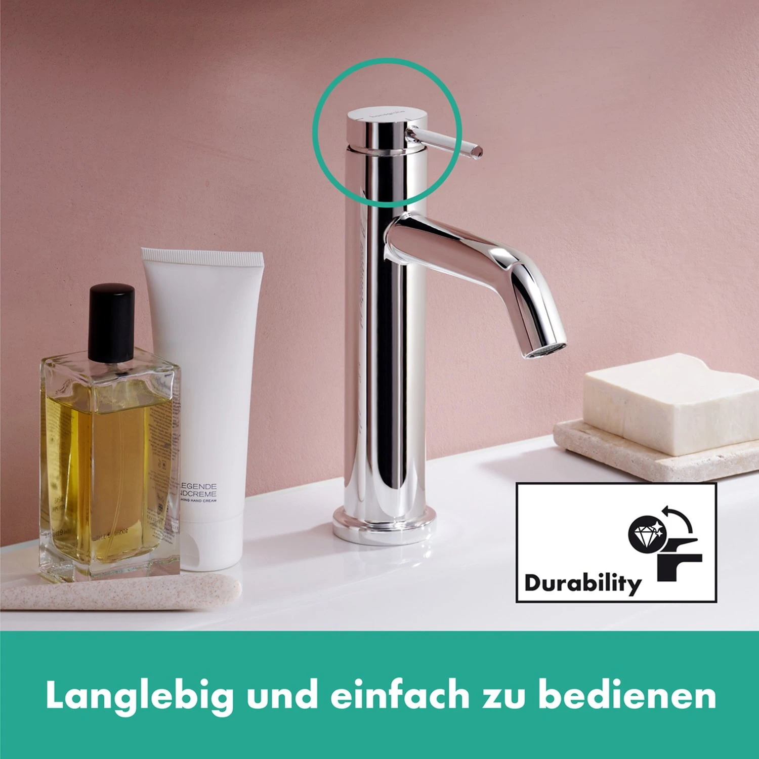 Hansgrohe Tecturis S Einhebel-Waschtischarmatur 110 Ohne Ablaufgarnitur – Bild 2