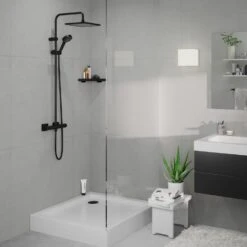 Hansgrohe Vernis Shape Duschsystem 240 1 Strahlart Mit Thermostat