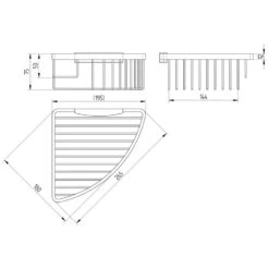 Avenarius Eckschwammkorb