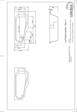 Caribia La Petite Raumspar-Badewanne 170 X 75 Cm Rechts