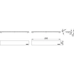 Dallmer CeraWall Individual Duo Design Abdeckung