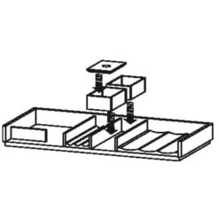 Duravit Happy D.2 Plus Einrichtungssystem Für Schrankbreite 97,5 Cm, Ohne Siphonausschnitt