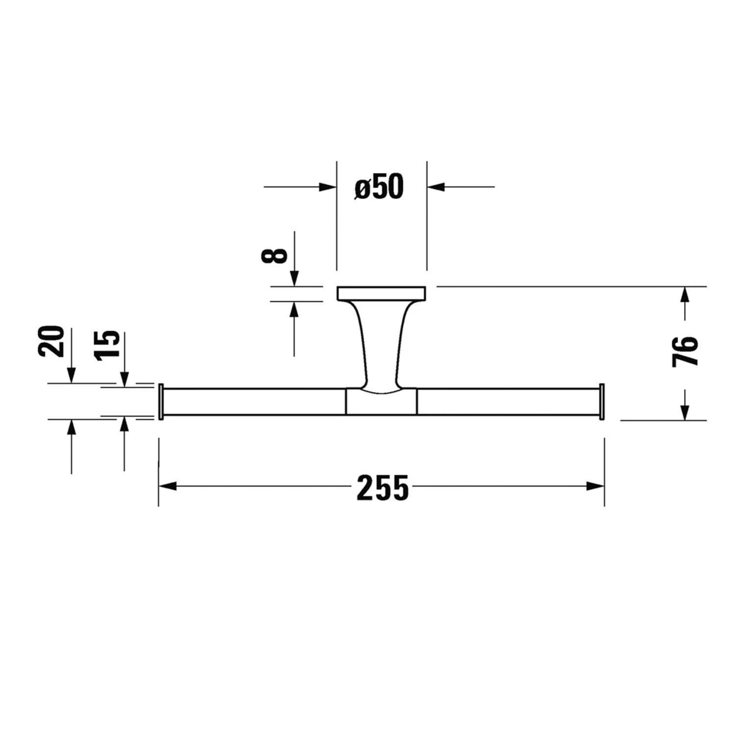 Duravit Starck T Papierrollenhalter Doppelt – Bild 4