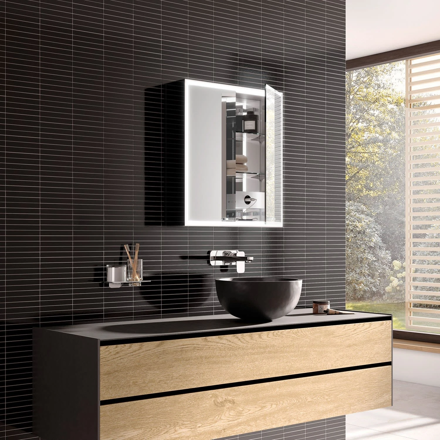 Emco Asis Prestige 2 LED-Lichtspiegelschrank 58,8 Cm, Ohne Light System â Bild 2