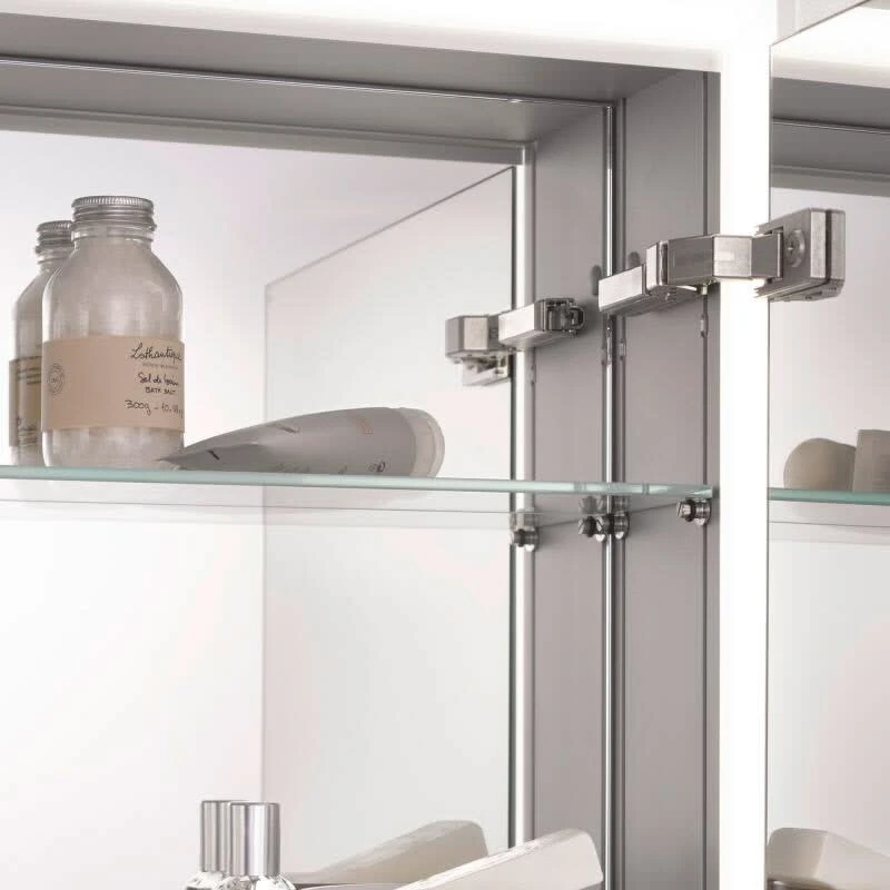 Emco Asis Prime Lichtspiegelschrank 130 X 70 Cm Unterputzmodell, 2 Steckdosen – Bild 7