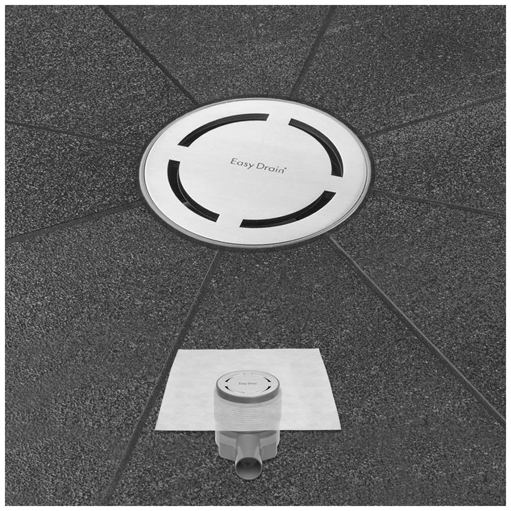 ESS Easy Drain Aqua Round Ø10 Bodenablauf Komplettset – Bild 2