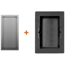 ESS Container Box 10 Wandnische 15 X 30 X 10 Cm Rahmen GebĂŒrstet