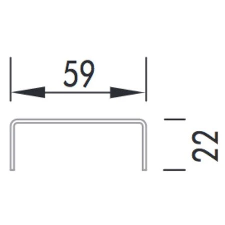 ESS Easy Drain Modulo Basic Abdeckungen Morse Hochglanz Poliert 800 â Bild 2