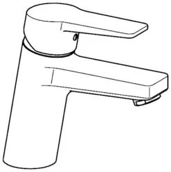 Hansa HANSATWIST Waschtisch Einhand Einlochbatterie Ohne Ablaufgarnitur