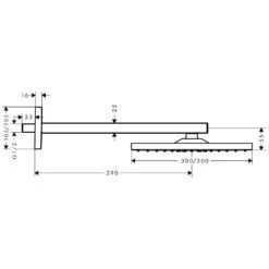 Hansgrohe Raindance E Kopfbrause 300 1jet Mit Brausearm
