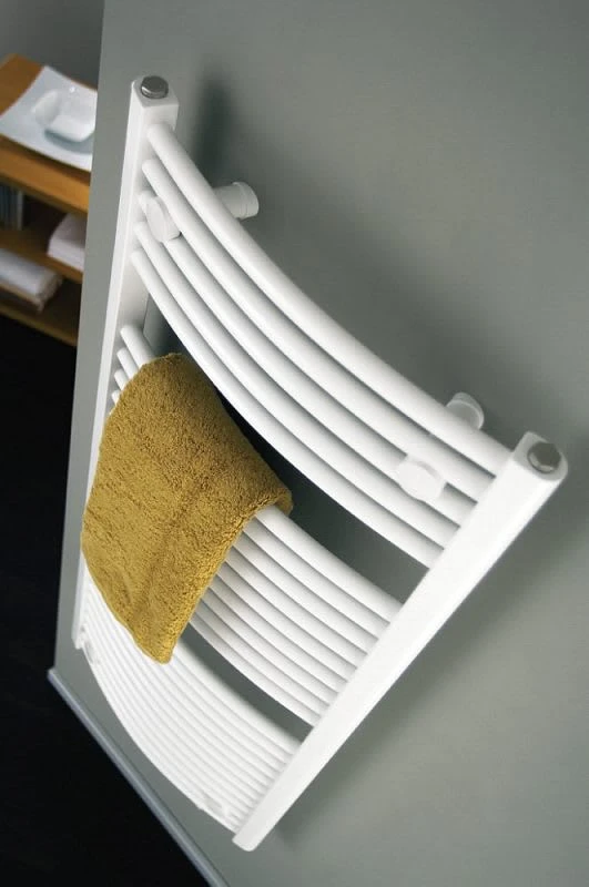 HSK Line Round Badheizkörper 50 X 177,5 Cm, Anschlüsse Mittig