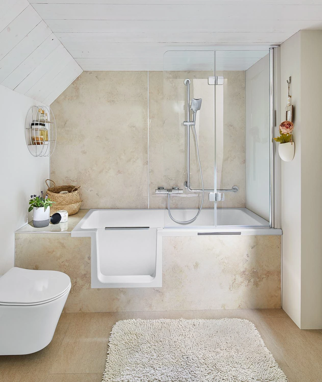 HSK Dusch-Badewanne Dobla 160 Cm Einstieg Links Mit Antislip – Bild 5