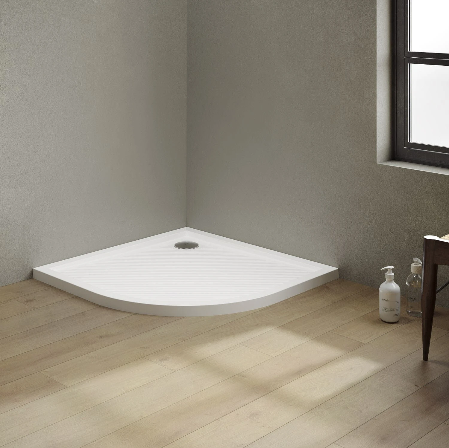 HÜPPE Purano Viertelkreisduschwanne 90 X 90 Cm – Bild 5