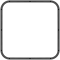 Kaldewei Ab- Und Uberlaufventil Clou Mit Kabelzug Und Drehknopf In Chrom, Eckiger Deckel