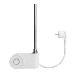 Kermi Basic R-E Gebogen Badheizkörper 45 X 5,1 X 144,8 Cm Inkl. Elektro-Set FKS Rechts