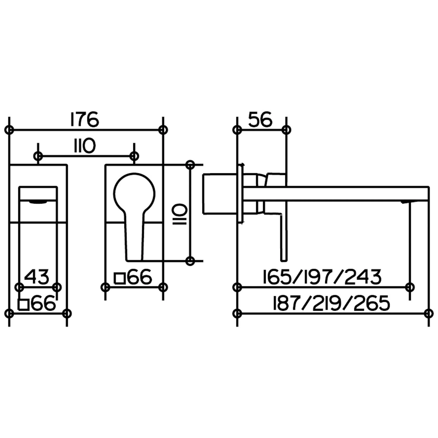Keuco Edition 11 Einhebel-Waschtischmischer 21,9 Cm, Für UP-Montage – Bild 2