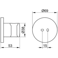 Keuco Edition 400 Wandbrausehalter