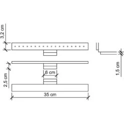 Koh-I-Noor LED-Spiegelleuchte