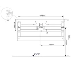Lanzet K1 Waschtischunterschrank 119,5 Cm