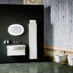 LAUFEN The New Classic Hochschrank 33 X 33 X 160 Cm Mit 1 Tür, Anschlag Rechts