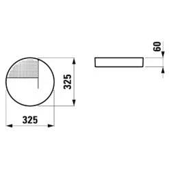 LAUFEN Val Aufbewahrungsschale Rund