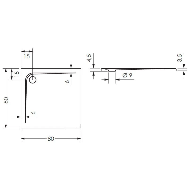 Steinkamp Plan Duschwanne 80 X 80 Cm Superflach â Bild 2