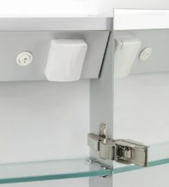 Alu 100 LED Spiegelschrank S100