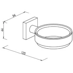 Bravat Quaruna Haartrocknerhalter