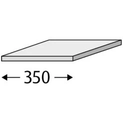 Sanipa 3way Abdeckplatte 35 X 35 X 1,65 Cm