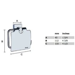 Smedbo House Toilettenpapierhalter Mit Deckel