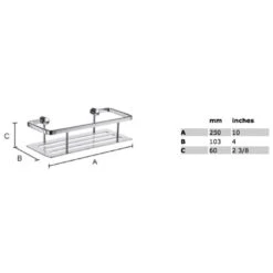 Smedbo Sideline Seifenkorb, Einfach
