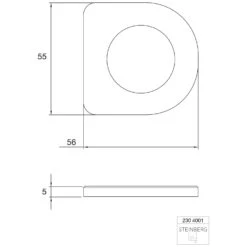 Steinberg Fußrosette