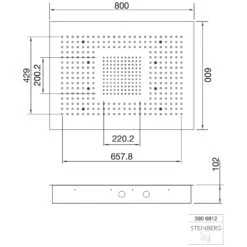 Steinberg Sensual Rain Regenpaneel 60 X 80 Cm
