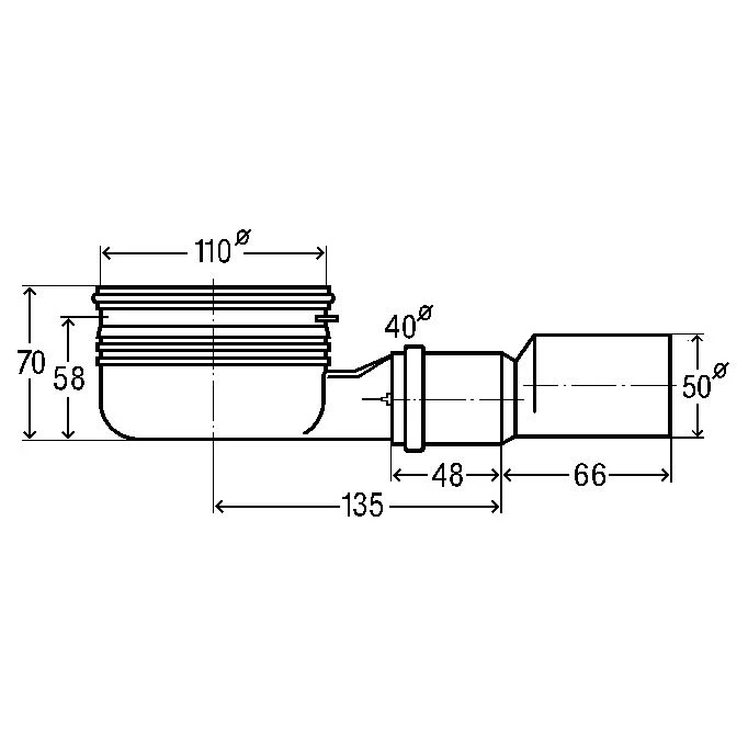 Viega Advantix-Geruchsverschluss Für Advantix Duschrinne Modell 4982.92 – Bild 2