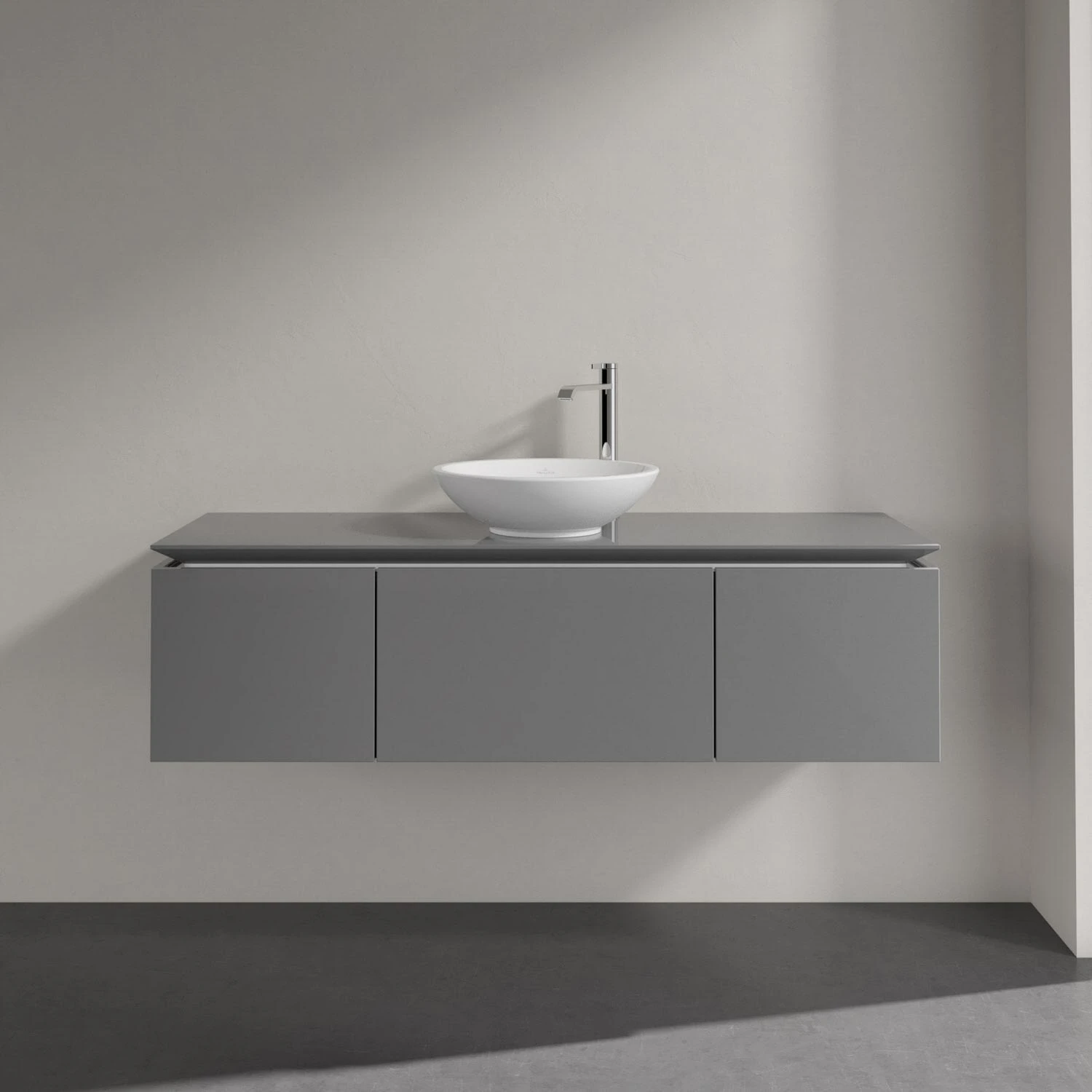 Villeroy & Boch Legato Waschtischunterschrank 140 Cm Mit 3 Auszügen Und LED-Beleuchtung – Bild 2