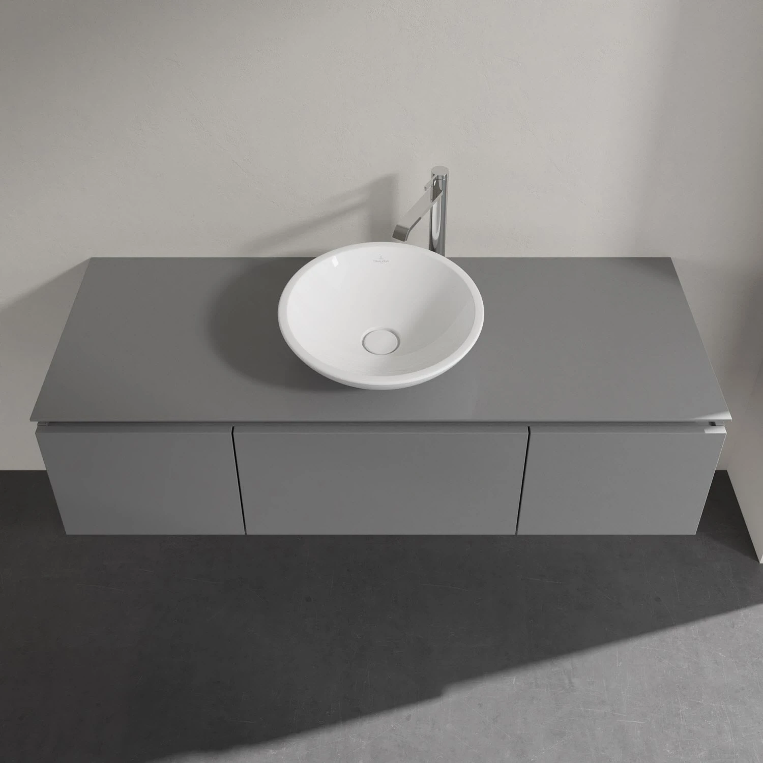 Villeroy & Boch Legato Waschtischunterschrank 140 Cm Mit 3 Auszügen Und LED-Beleuchtung – Bild 3
