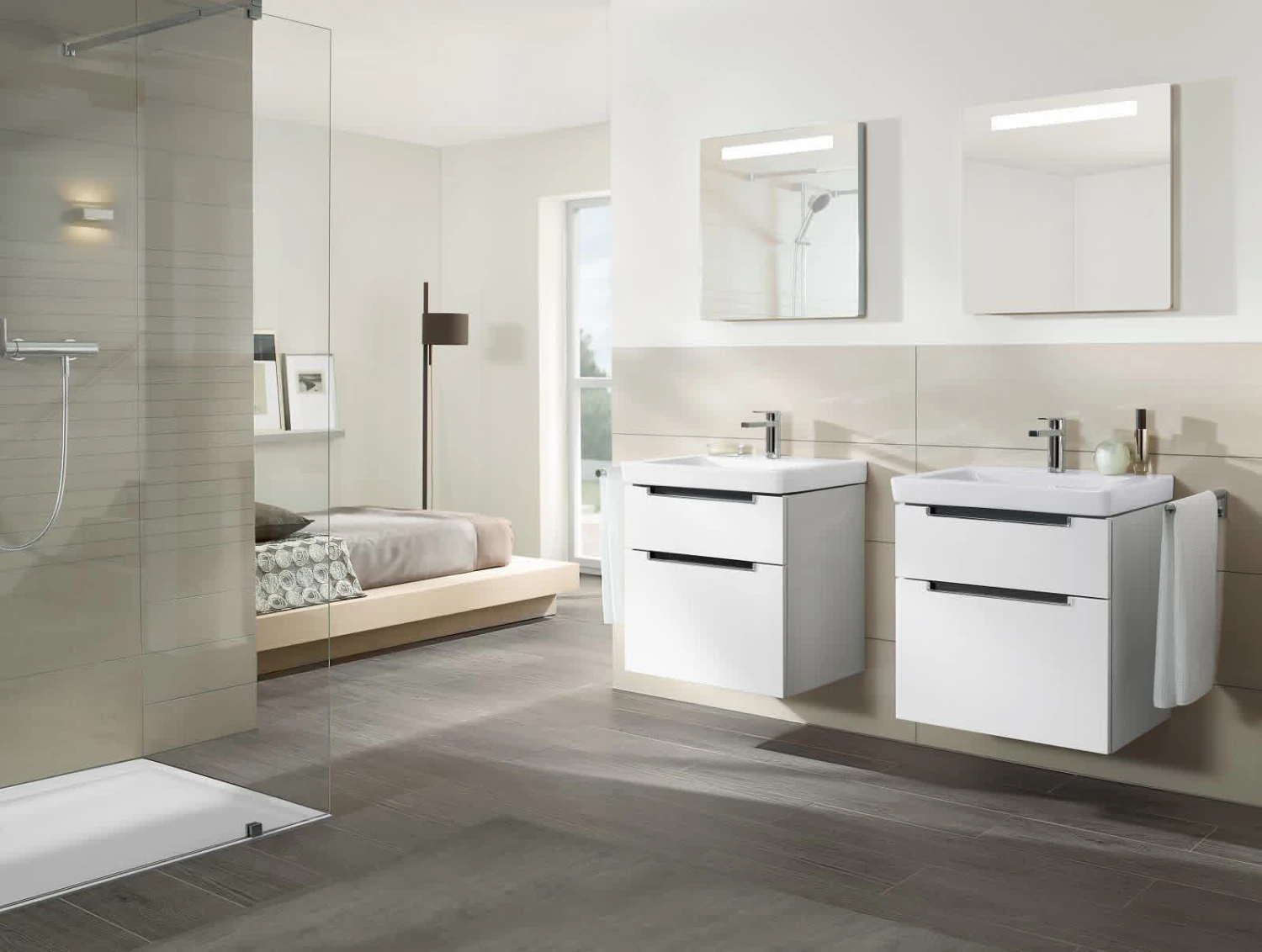 Villeroy & Boch Subway 2.0 Waschtisch-Kombination 60 Cm Mit 2 Auszügen, 1 Hahnloch Und 1 Überlauf – Bild 2